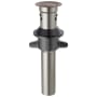 Delta Push Pop Up Drain with Overflow and Metal Tail Piece Venetian Bronze